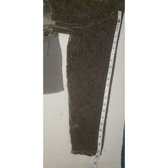 URU Kristine St. Rrik Womens Silk Blend Baby Doll Blouse Sz 1X OS Green Gray NWT - Picture 7 of 12